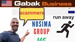 nosima group LLC scammers review - Gabak