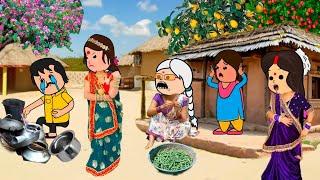 मेहरारू के सिर पर चढ़ने का नतीजा ||अवधी कॉमेडी वीडियो|| #kavyacartooncomedy