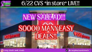6/22 CVS *in store* LIVE!!! SUPER EASY CVS DEALS THIS WEEK! New Sale Ad & CHEAP DOVE!!