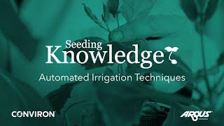 Automated Irrigation Techniques