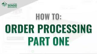 Order Processing for Manufacturing in Sensei CRM| Part 1| Sensei