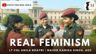 Real Feminism | Lt Col Anila Khatri | Major Kanika Singh | Women's Day 2022 | ETv | Voice For Men