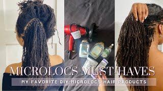 My Microlocs are thriving! Hair Products I've been loving | TyKara Ann