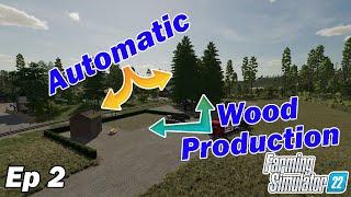 Starting the Automatic Wood Production! - Rebuilding Silverrun Forest - Ep 2