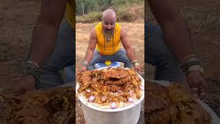 10kg full bakra challenge…️ #chickenlegpiece #ulhaskamathe #foodchallenge #shorts