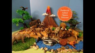 Prehistoric Animal Figures Diorama - Learn Prehistoric Animal Names