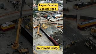 Construction of New Road Bridge on Lagos-Calabar Coastal Highway #coastalhighway #lekki  #nigeria