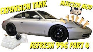 How to install a Coolant Expansion Tank and Injectors. Refresh 996 part 4.