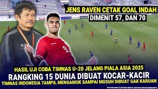  SERANGAN KELAS EROPA !! Hasil Uji Coba TIMNAS INDONESIA U-20 | Jelang Berlaga Piala Asia U-20 2025