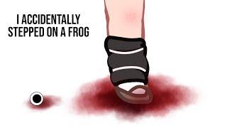 °•I accidentally stepped on a frog • meme • Nezuko•°