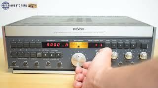 Revox B780 Stereo Receiver Demonstration Video - For sale at www.variousstorenl.com