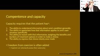 "Competency: Medical and Legal Viewpoints" by William Schwab, MD, PhD, AGSF and Paul Shugar, Esq.