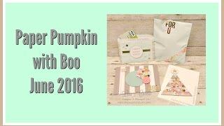 Paper Pumpkin with Boo - June 2016