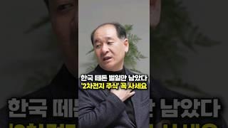 한국 떼돈 벌 일만 남았다, '2차전지 주식' 꼭 사세요 (박순혁 작가)