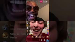 Logan exposes chilly on live on instagram
