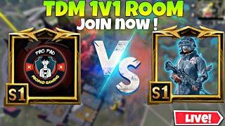 BGMI Live Custom Room 1v1 | 1v1 TDM live #bgmi #shorts #tdm