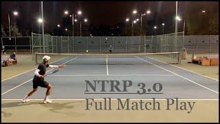 Getting Crushed in a 3.0 Tennis Rec Play (Full Match of butt kicking)