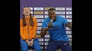 Grant Holloway is the FUNNIEST Man in Track & Field! #trending #track #athletics #funny #comedy