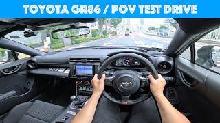 2022 Toyota GR86 - Test Drive Toyosu Area - POV with Binaural Audio