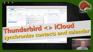 Thunderbird: Synchronize with iCloud, calendar and contacts