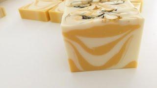 Soapish tiger stripe soapmaking & cutting