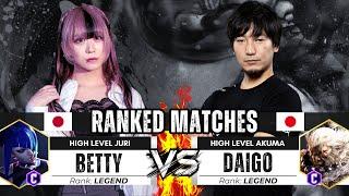 SF6 ▰ BETTY (Juri) vs DAIGO & SHUTO ▰ High Level Gameplay Street Fighter 6