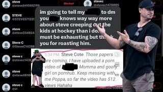 Steve Cote, why can’t you go to Youth Hockey Games?