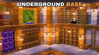 Minecraft: ULTIMATE Underground Base Tutorial (how to build 1.21)