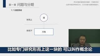 中国哲学史01 本体论 功夫境界 内圣外王