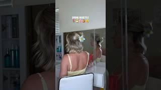 Flower claw clip hairstyle #shorthairstyles #hairstyleinspo #hairtutorial #hairtrends