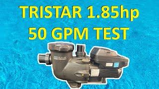 What Motor RPM To Get 50 GPM Of Flow? (Tristar 1.85hp)