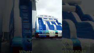 Water parks inflatable slide