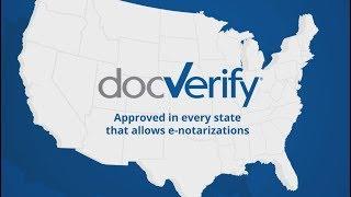 DocVerify Electronic Notary and Remote Online Notary Platform