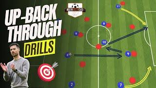 Up-Back -Through Attacking Drills To Score Goals!!