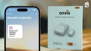 Onvis CT3 Door and Window Contact sensor review - HomeKit over Thread