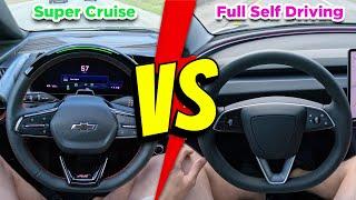 GM's Super Cruise vs. Tesla's Full Self Driving *2024*