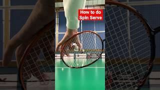 Secret of Spin Serve | BADMINTON