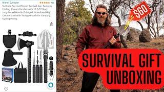 Unboxing the Amazon Sunkoon Survival Shovel and Axe