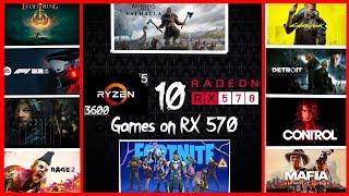 10 Games on RX 570 4GB | Ryzen 5 3600 | 16GB Ram (Part-3)