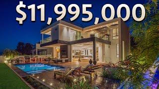 Inside a $11,995,000 Pacific Palisades Modern Home with Ocean Views