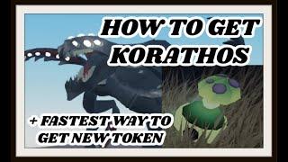 [CoS] HOW TO GET KORATHOS (NEW CREATURE) FASTEST WAY to Get MONSTER TOKENS | Creatures of Sonaria