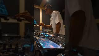 Dj Puffy Practicing in the Studio