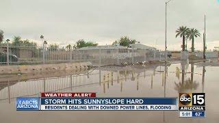 Storm hits Sunnyslope hard