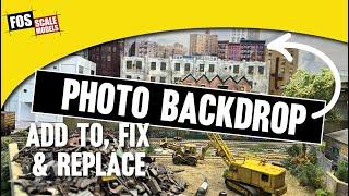 Photo Backdrop - Add to, Fix & Replace