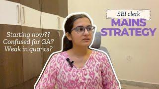 Mains strategy for sbi clerk || #sbiclerk