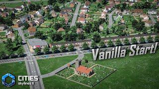 The Vanilla Start I've been afraid of  | Starting a Realistic City | Vanilla Cities Skylines 2 |