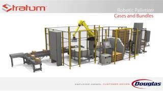 Robotic Palletizer System for Cases and Bundles