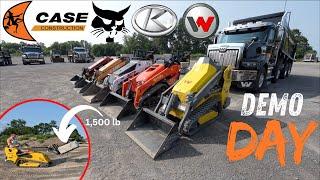 LET'S DEMO THEM ALL!  - Wacker, Bobcat, Ditch Witch, Kubota & Case. MINI TRACK LOADER