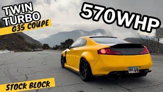 Absolutely THRASHING This TwinTURBO Infiniti G35 COUPE (4K POV)