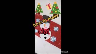 how to make DIY paper olaf#diypaperolaf#viralshort#videopaper#youtubeshortviral#paperolaf#